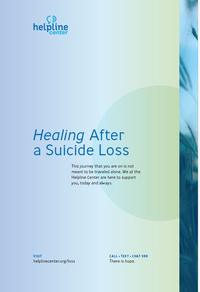 Healing  After a Suicide Loss