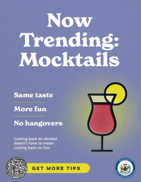 Sipping Point Poster Now Trending Mocktails