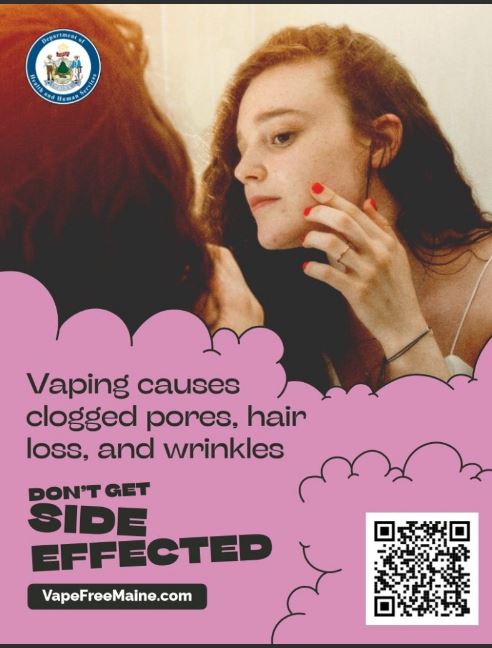 Don't Get Side Effected vape poster Digital Download